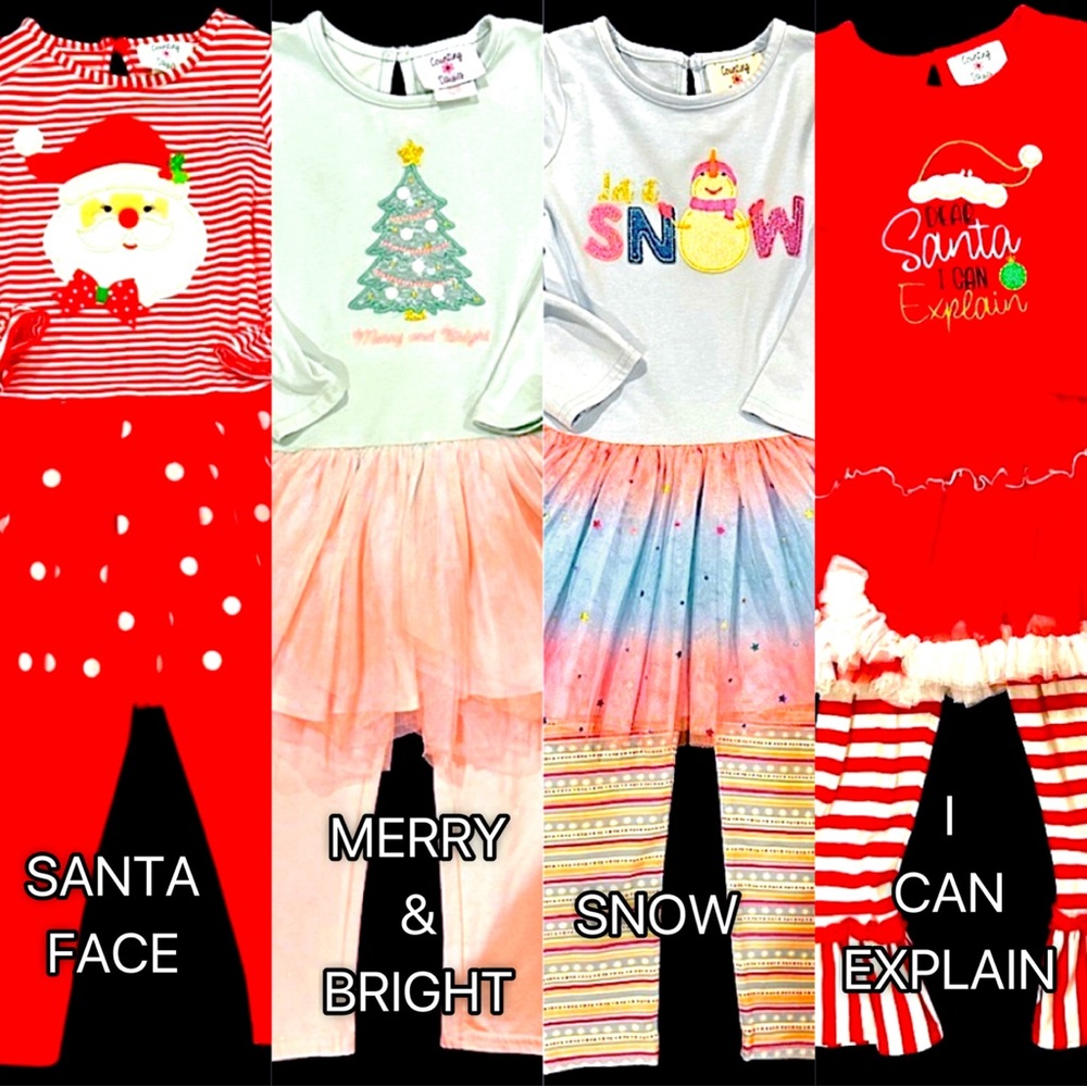 Counting Daisies Holiday Outfit Sets
